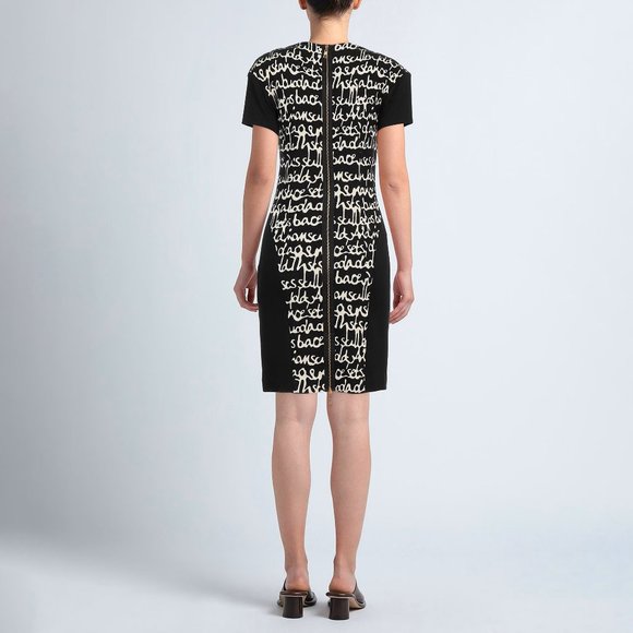 MARANI JEANS short dress with calligraphy print - Picture 3 of 10